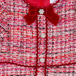 Red Woven Dress