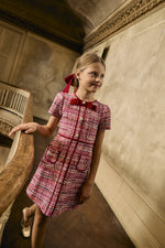Red Woven Dress