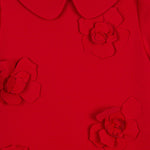 Red Rose Woven Dress