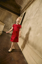 Red Rose Woven Dress