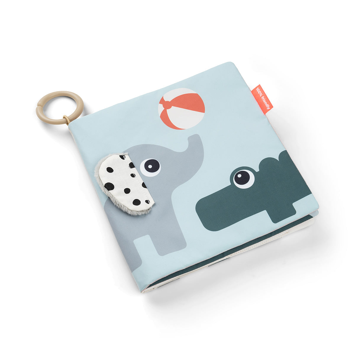 Tummy time soft book Deer friends