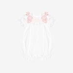 Patachou Baby Girl Romper with Pink Detail | Casa Childrenswear