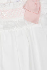 Patachou Baby Girl Romper with Pink Detail | Casa Childrenswear