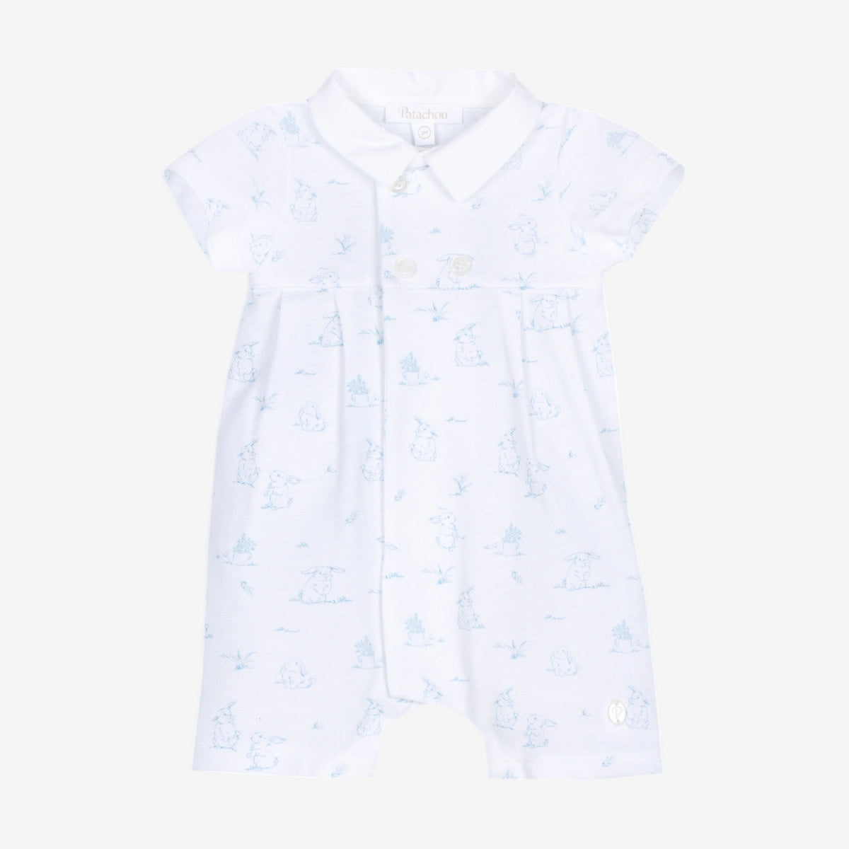 Patachou Baby Boys All Over Print Romper | Casa Childrenswear