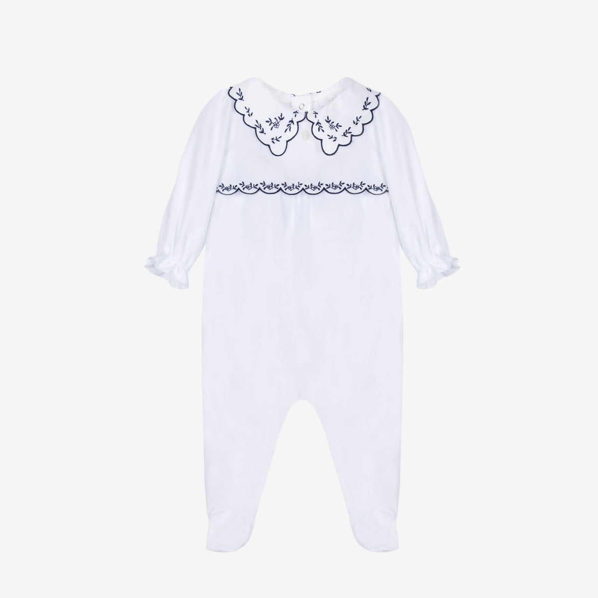 Patachou Babygrow with Large Collar and Chest Design | Casa Childrenswear