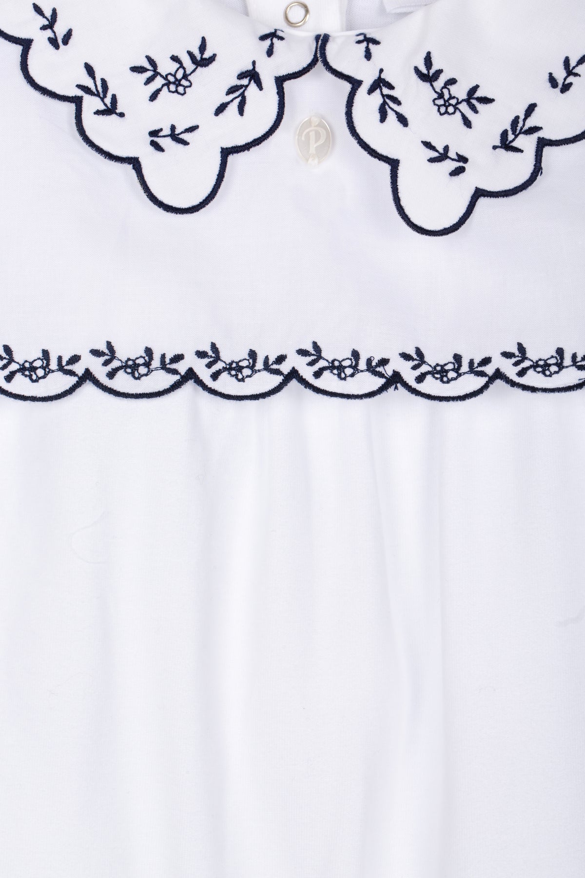 Patachou Babygrow with Large Collar and Chest Design | Casa Childrenswear