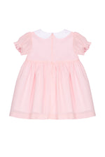 Patachou Baby Girls Pink Dress with White Collar | Casa Childrenswear