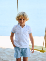 Patachou Boys Sky Blue Shorts | Casa Childrenswear