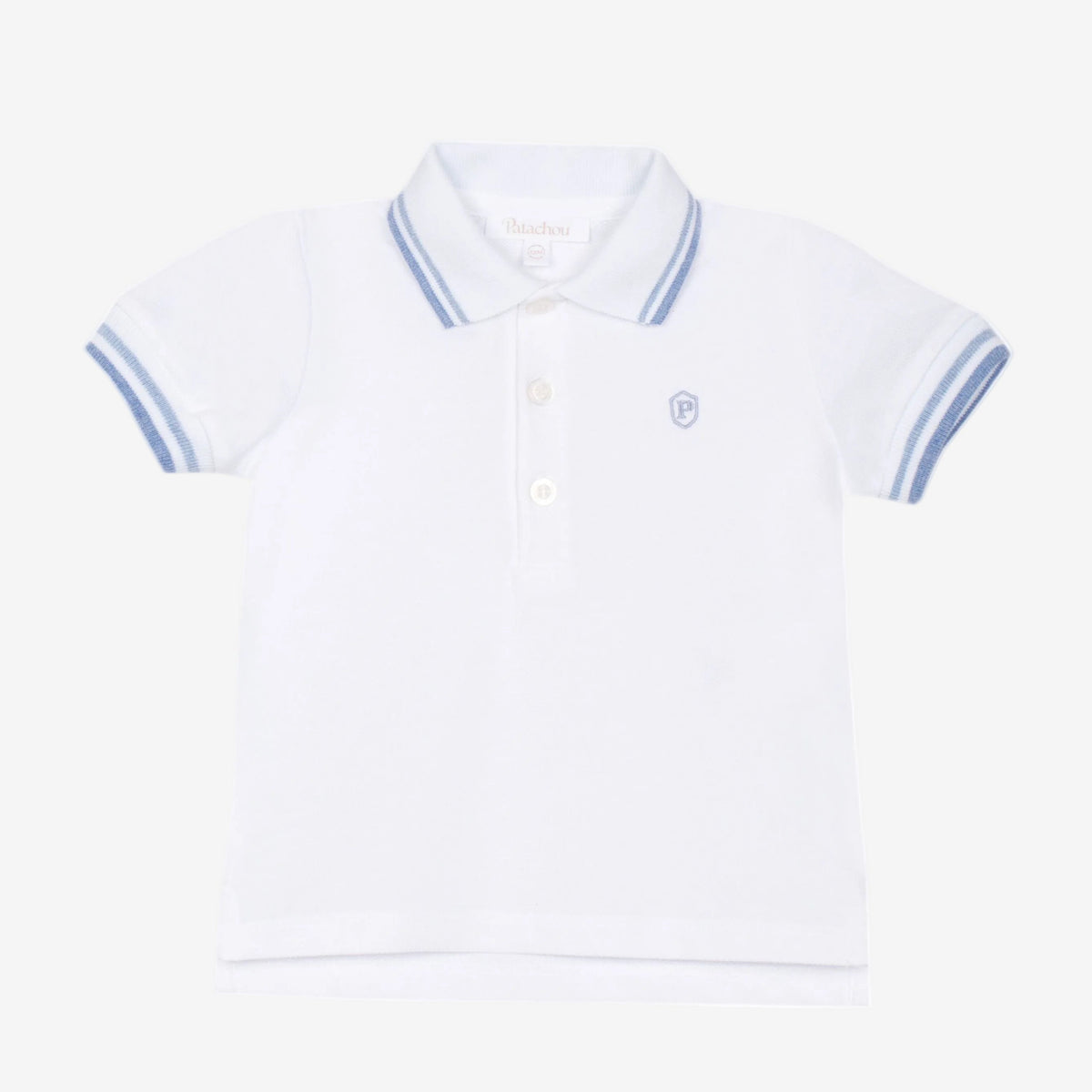 Patachou Baby Boys White Polo | Casa Childrenswear