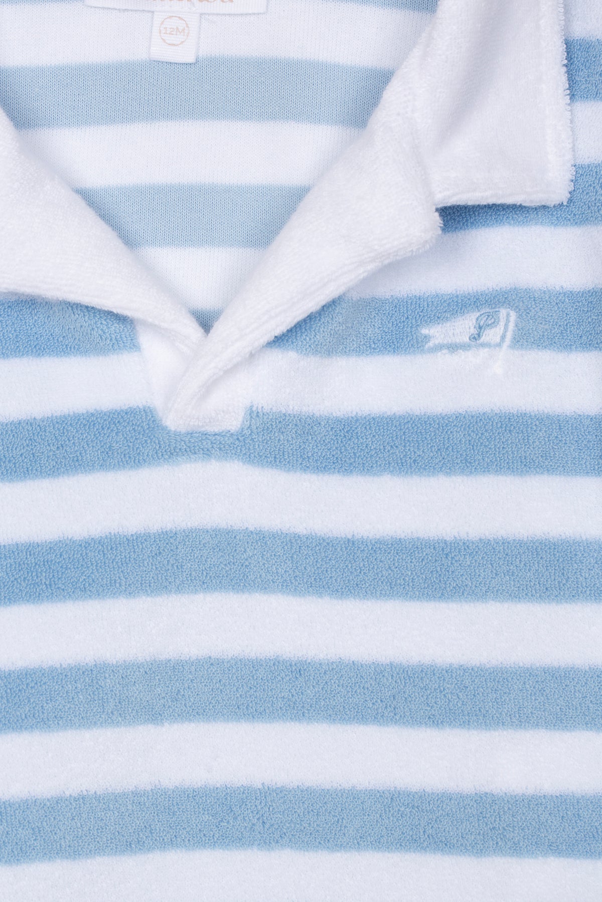 Patachou Baby Boys Blue Striped Short Set | Casa Childrenswear