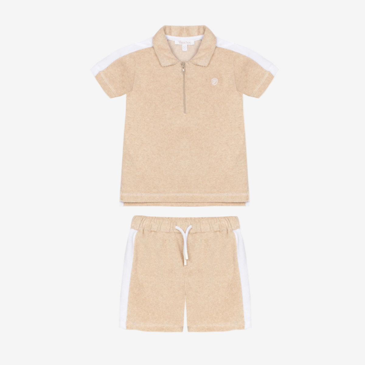 Patachou Baby Boys Beige Short Set | Casa Childrenswear