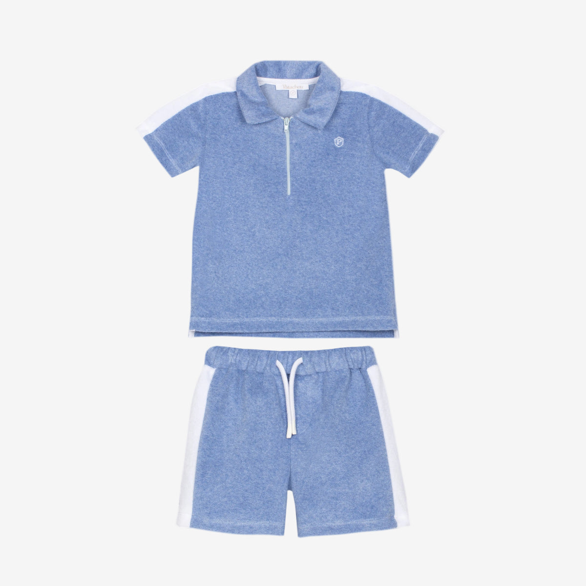 Patachou Baby Boys Blue Short Set | Casa Childrenswear