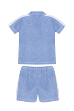 Patachou Baby Boys Blue Short Set | Casa Childrenswear