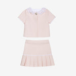 Patachou Girls Pink Woven Skirt Set | Casa Childrenswear