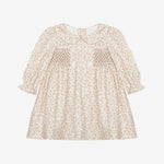 Patachou Baby Girls Beige Floral Print Dress | Casa Childrenswear