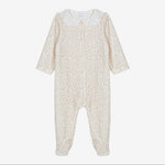 Patachou Baby Girls Beige Babygrow with Floral Print | Casa Childrenswear