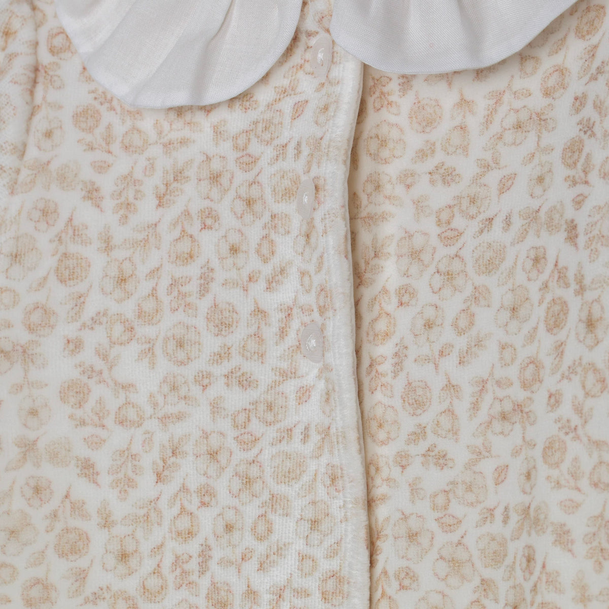 Patachou Baby Girls Beige Babygrow with Floral Print | Casa Childrenswear