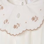 Patachou Baby Girls Babygrow with Embroided Collar | Casa Childrenswear