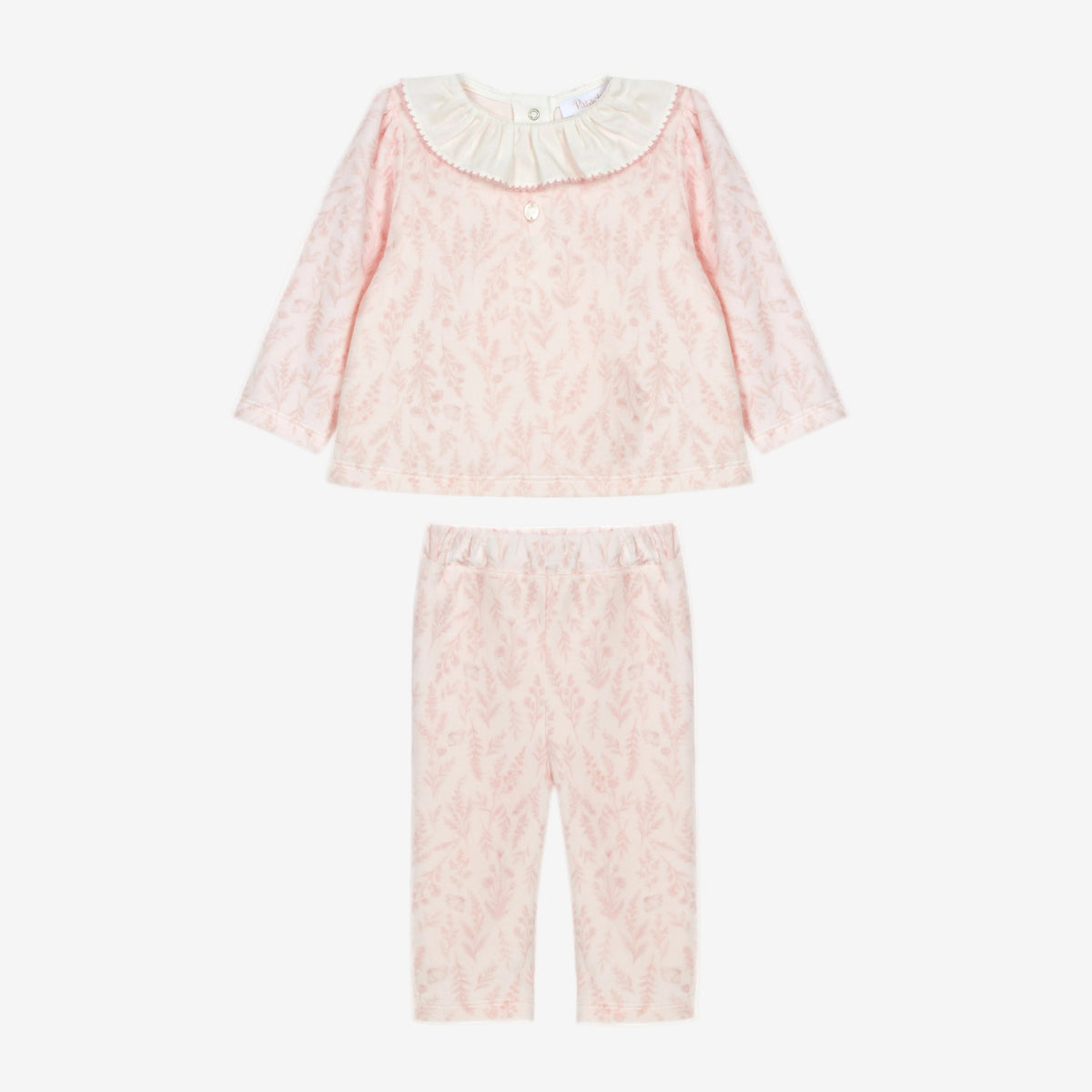 Patachou Baby Girls Pink Set with Floral Print | Casa Childrenswear