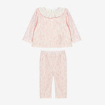 Patachou Baby Girls Pink Set with Floral Print | Casa Childrenswear