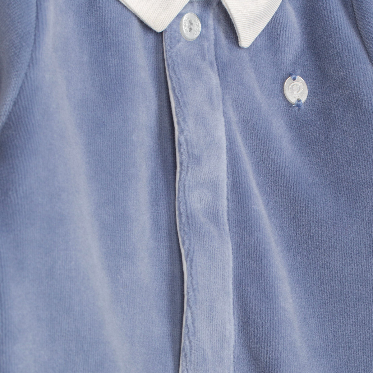 Patachou Baby Boys Blue Babygrow with Pocket | Casa Childrenswear