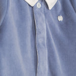 Patachou Baby Boys Blue Babygrow with Pocket | Casa Childrenswear