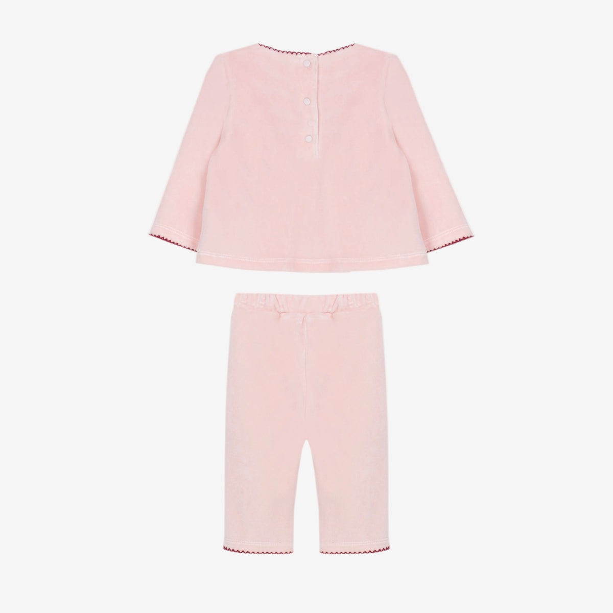 Patachou Baby Girls Pink Set with Embroidery | Casa Childrenswear