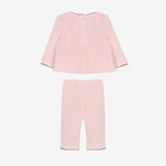 Patachou Baby Girls Pink Set with Embroidery | Casa Childrenswear