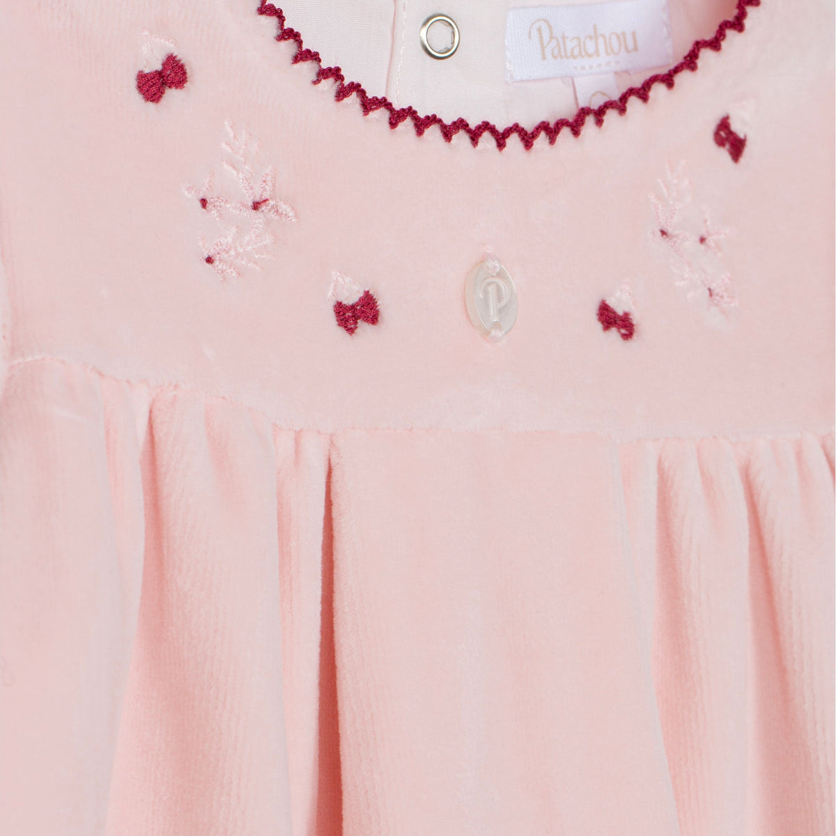 Patachou Baby Girls Pink Set with Embroidery | Casa Childrenswear