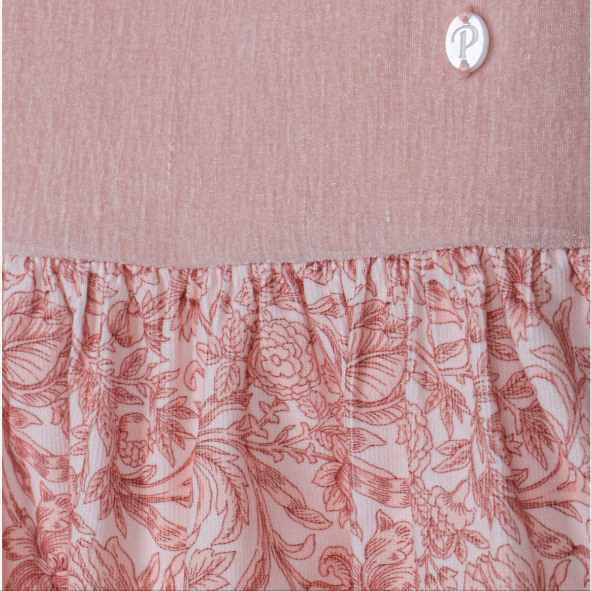 Patachou Girls Pink Dress with Liberty Print | Casa Childrenswear