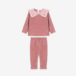 Patachou Girls Pink Set with Bow | Casa Childrenswear