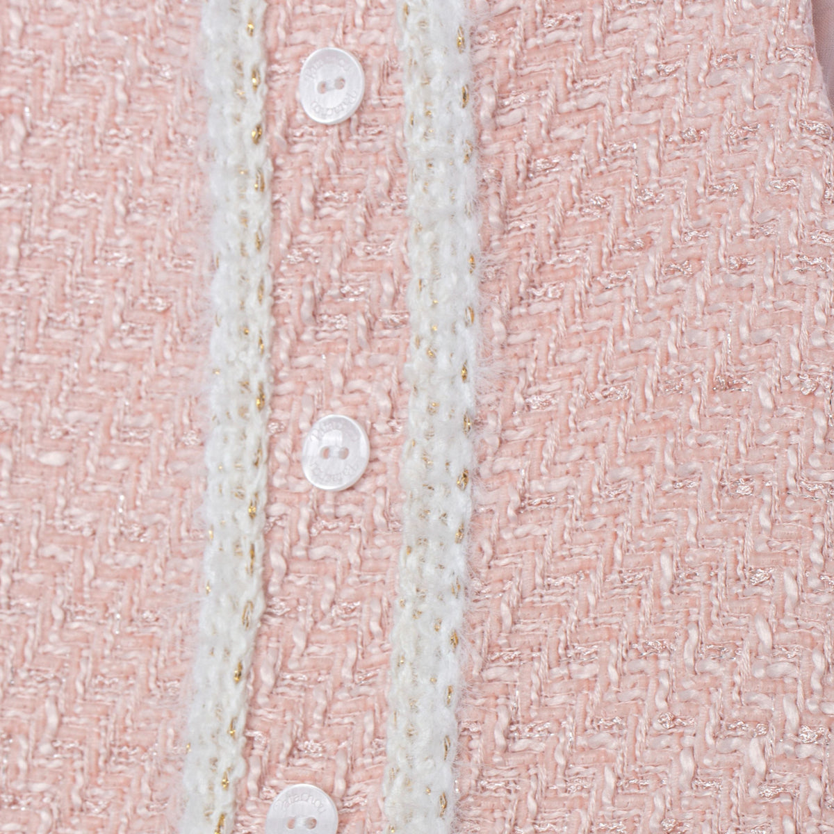 Patachou Girls Pale Pink Tweed Set | Casa Childrenswear