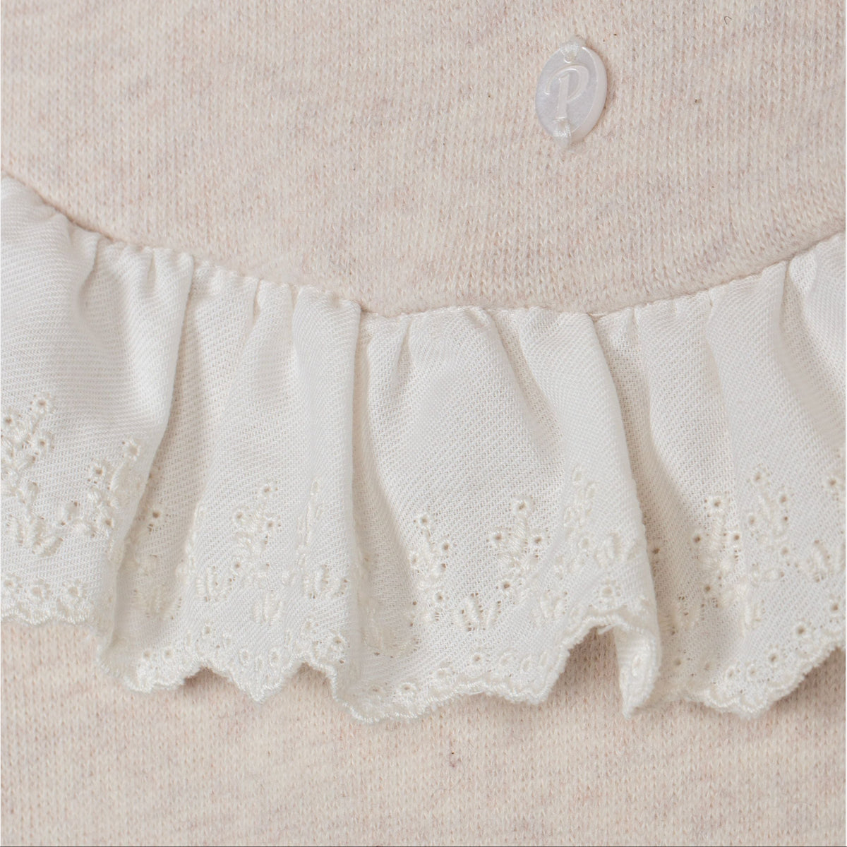 Patachou Girls Beige Set with Ruffle Detail | Casa Childrenswear
