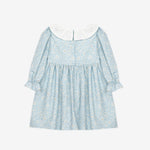 Patachou Infant Girls Blue Dress with Floral Print | Casa Childrenswear