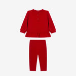 Patachou Infant Girls Red Set with Carousel | Casa Childrenswear
