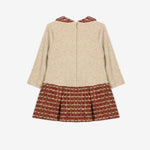 Patachou Girls Dress with Tweed Detail | Casa Childrenswear