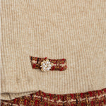 Patachou Girls Dress with Tweed Detail | Casa Childrenswear