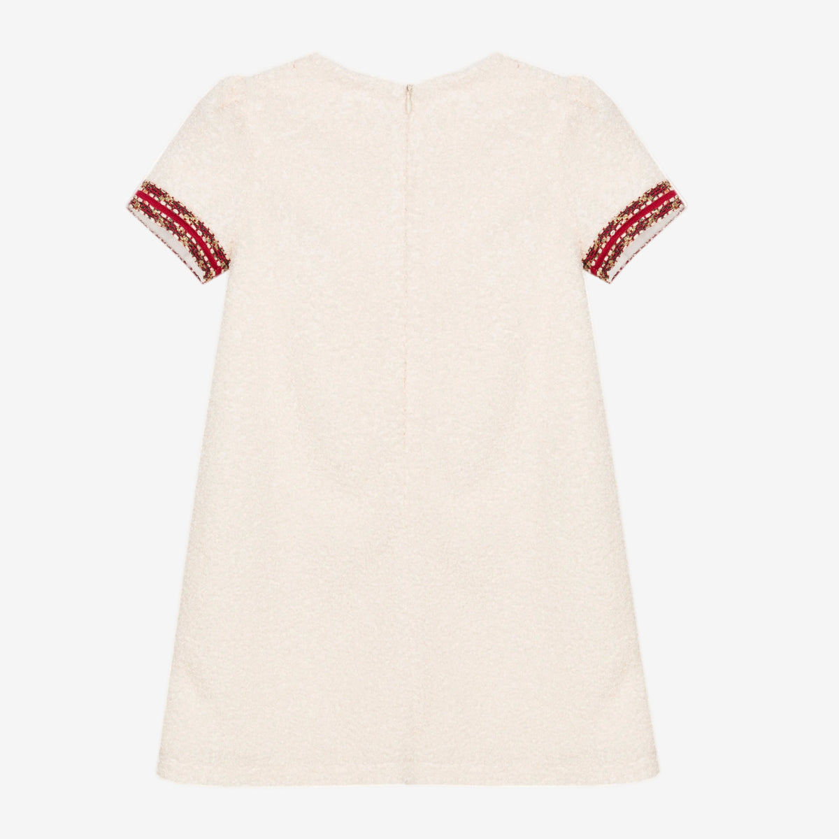 Patachou Girls Ivory Bouclé Dress | Casa Childrenswear