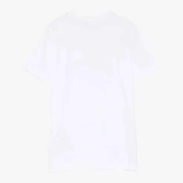 Boys White Print T-Shirt