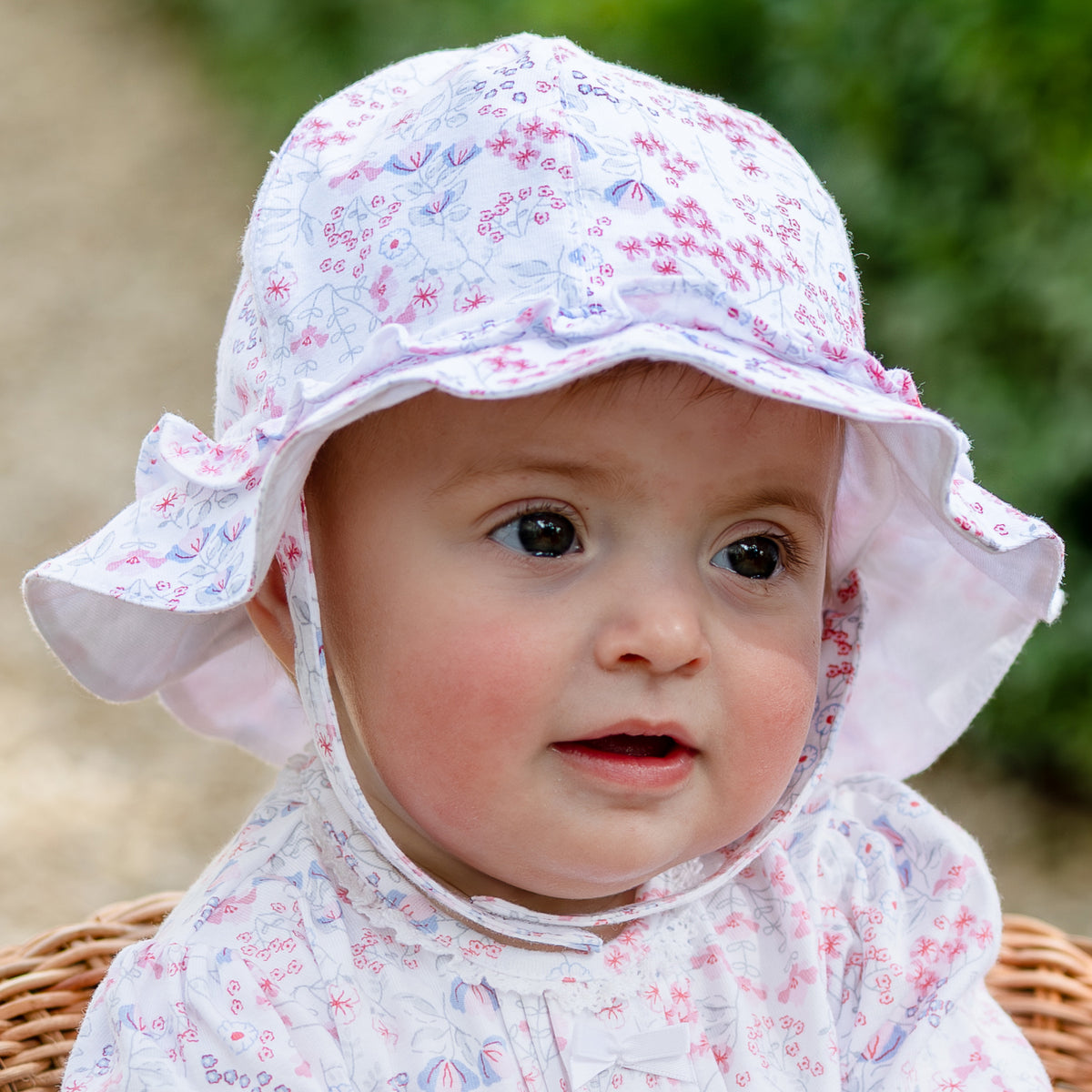 Emile et Rose Leona Pink Printed Jersey Hat | Casa Childrenswear