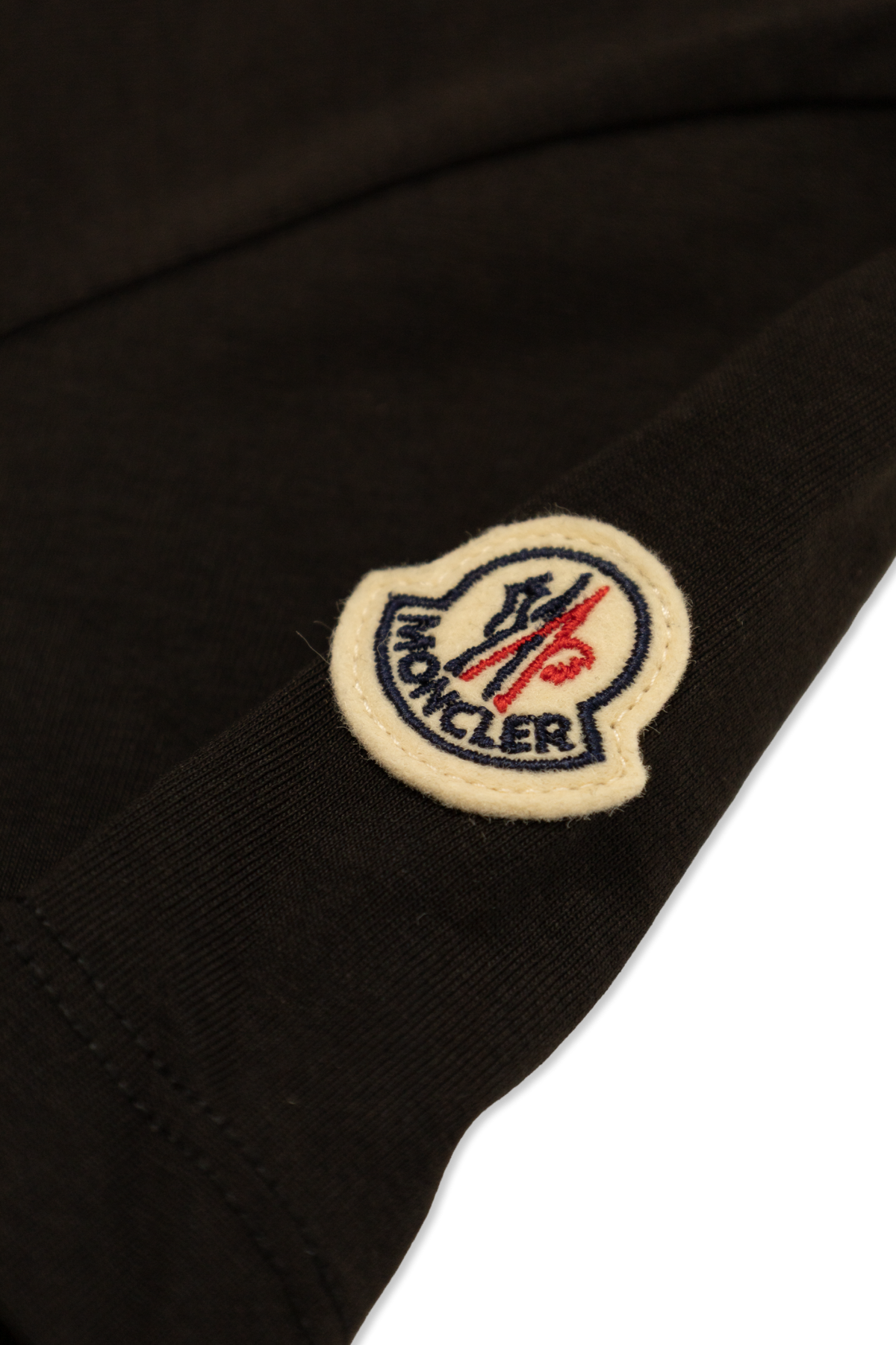 Moncler Enfant Boys Black T-Shirt | Casa Childrenswear