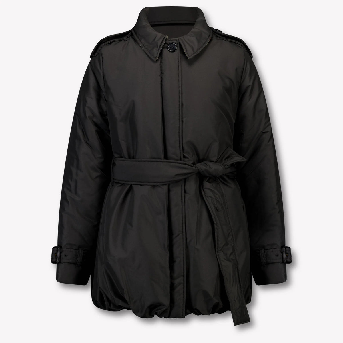 Girls Black Puffer Jacket