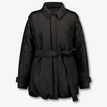 Girls Black Puffer Jacket
