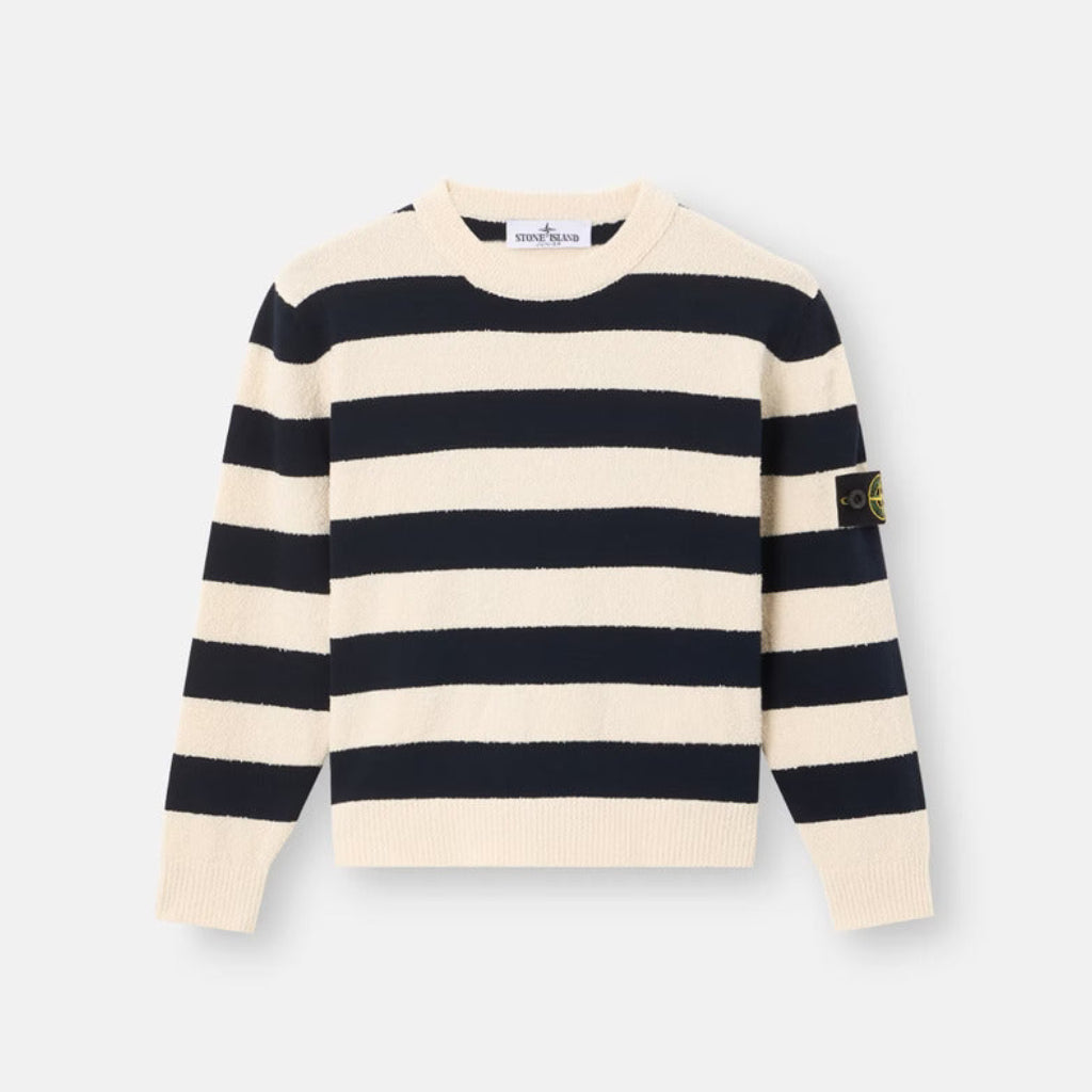 Stone Island Blue Marine Crew Neck | Casa Childrenswear
