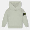 Stone Island Green Logo Hoodie | Casa Childrenswear