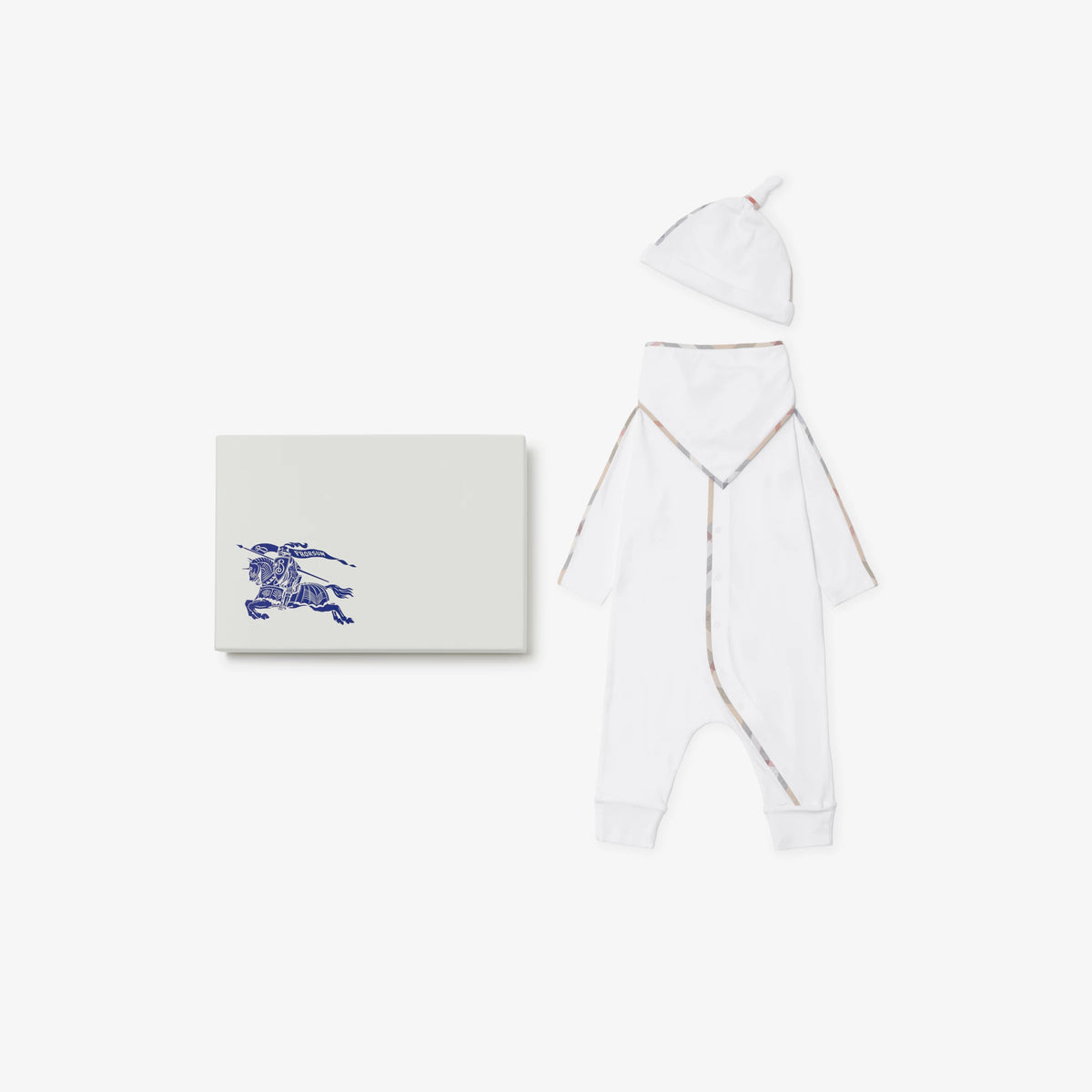 White Cotton Babygrow Gift Set
