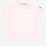Moncler Enfant Girls Pink Logo T-Shirt | Casa Childrenswear