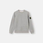Stone Island Boys Grey Compass Sweatshirt | Casa Childrenswear