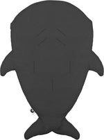 Baby Bites Shark Footmuff Grey Strawberry Inner | Casa Childrenswear