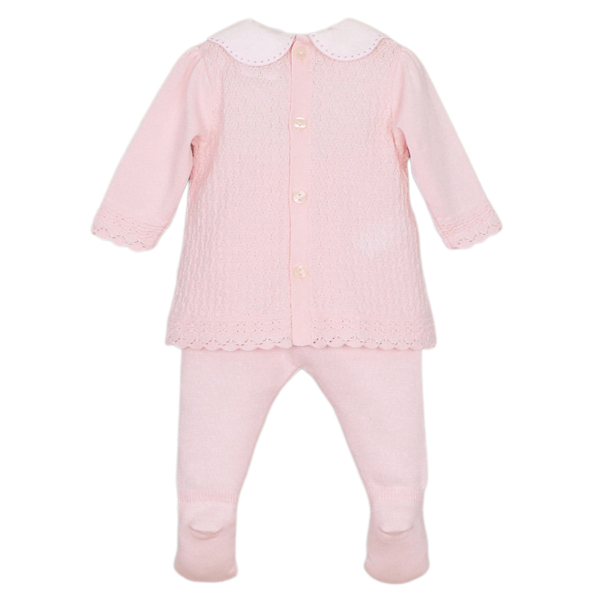 Emile et Rose Minny Pink Knitted Set | Casa Childrenswear